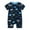 as the picture shows, variant on RUTAYY Toddler Boys Jumpsuit Summer Short Sleeved Baby Print Double Zipper Crawl Bodysuit Classic Versatile Onesie, B, 12-18 Months