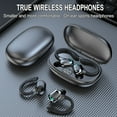 thumbnail image 3 of Wovilon Ear Hook Bluetooth Earbuds With Charging Case Large Battery Long Endurance Touch Support Bt Earphone Led Battery Display Active Noise Reduction Earphone For Music, Game Low Latency Earphone, 3 of 9