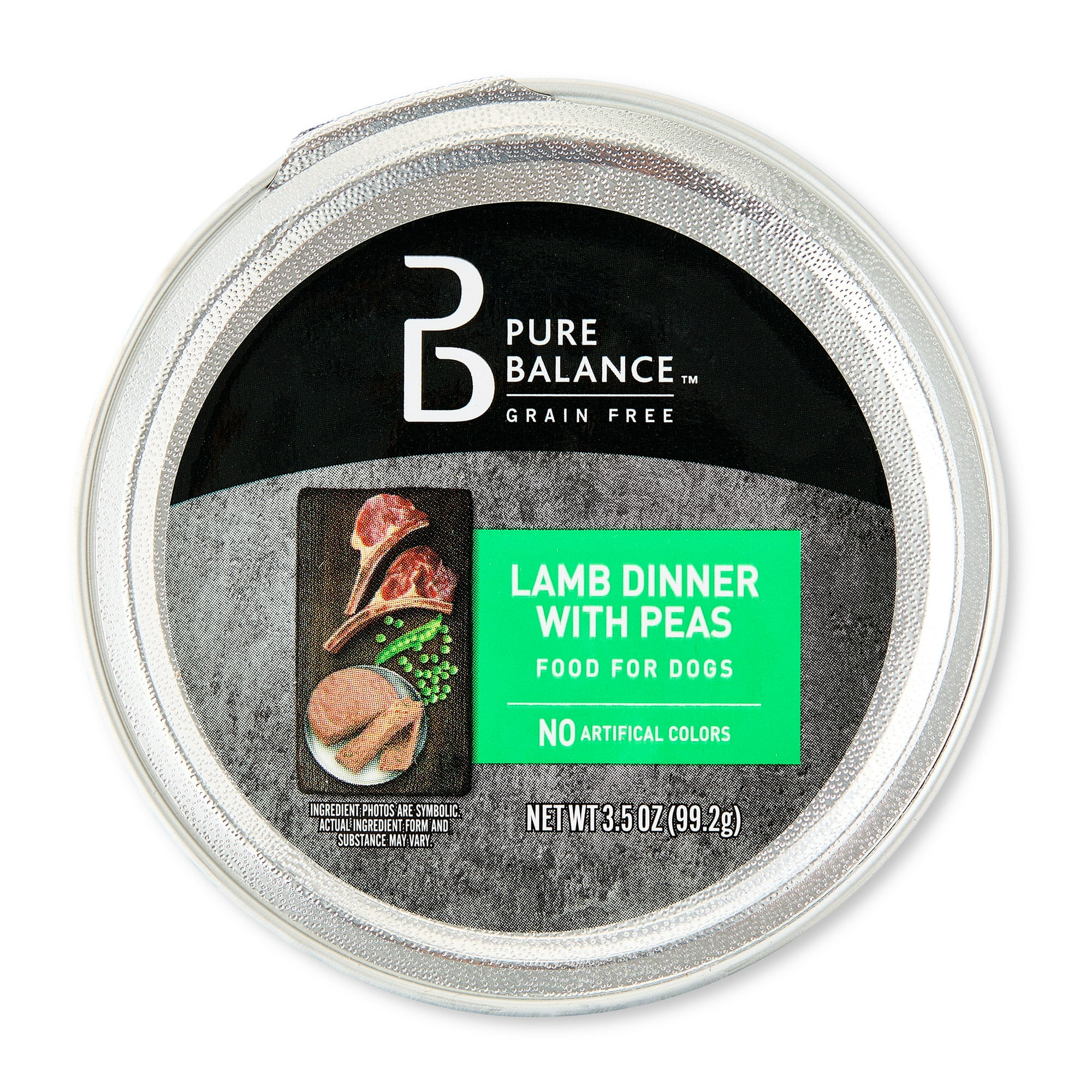 Pure Balance Lamb Dinner with Peas Grain-Free Wet Dog Food, 3.5 oz Tray