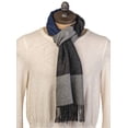 thumbnail image 2 of Inca Fashions - Extra Long Color Block Alpaca Wool Scarf for Men, 2 of 4