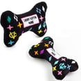 thumbnail image 2 of Haute Diggity Dog Chewy Vuiton Black Monogram Collection – Soft Plush Designer Dog Toys with Squeaker & Fun, Parody Designs from Safe, Machine-Washable Materials for All Breeds & Sizes, 2 of 6