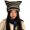 Black and gray strip, variant on Geemin Crochet Devil Hat Kitten Ear Punk Knitted Cap with Claw Picture Prop