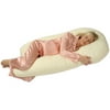 leachco maternalign contoured maternity body pillow vintage natural