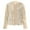 Beige, variant on Women Red Sequin Jacket Women Long Sleeve Sparkle Cardigan Plus Size Holiday Tops