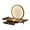 Brown, variant on Wall-Mounted Buddha Statue Stand with LED Light Household Small Buddhist Shrine Altar Table with Retractable Pull Plate Bamboo Prayer Offering Table