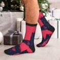 thumbnail image 7 of Bingfone Compression Socks for Women and Men Long Socks for Running Athletic Cycling Nurse- Rock Skull Guitarist, 7 of 7