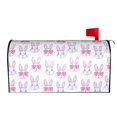 thumbnail image 3 of Fotbe Heart Rabbit Mailbox Covers Post Letter Box Cover Garden Decor Standard Size-21x18 in, 3 of 9