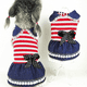 thumbnail image 4 of Elementos de mezclilla de Disfraces para perros y gatos Vestido para mascotas pequeñas Ropa para perros Vestidos para perros Rayas rojas y blancas Namotu CPB-DE-LYY2026-3, 4 of 5