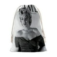 thumbnail image 1 of Marilyn Monroe Bolsa de regalo con cierre de cinta navideño para decoración de Navidad,50cm×76 cm., 1 of 6