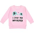 thumbnail image 2 of Inktastic I Love My Mommy Toddler Sweatshirt, 2 of 4