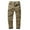 Khaki, variant on Odeerbi Cargo Pants for Men Solid 2025 Casual Fashion Button-Zip Multi-Pocket Straight Cargo Trousers Gray