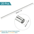 thumbnail image 2 of Uxcell 304 Stainless Steel Round Rods, 4mm x 200mm for DIY Craft Model Car 20 pack, 2 of 5