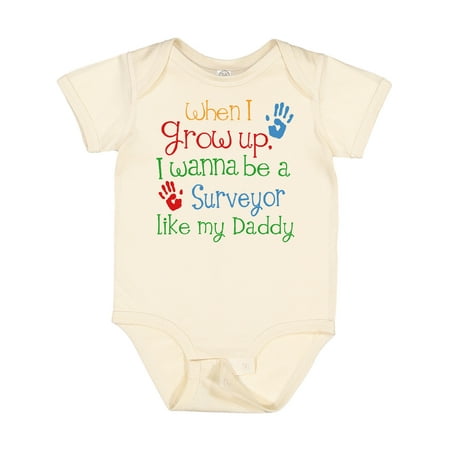 

Inktastic Surveyor Like Daddy Gift Baby Boy or Baby Girl Bodysuit