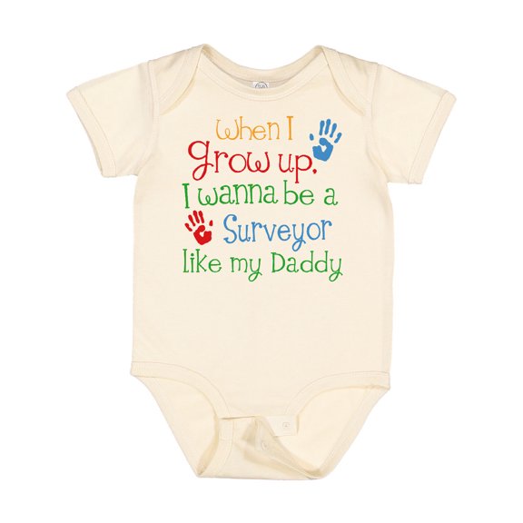 Inktastic Surveyor Like Daddy Boys or Girls Baby Bodysuit