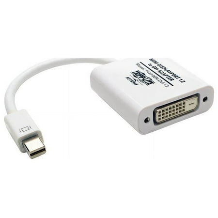 UPC: 0037332187536 | Tripp Lite P137-06N-DVI-V2 Keyspan Mini DisplayPort 1.2 to DVI Active Adapter Converter (Mini DP Male to DVI Female) 6 in