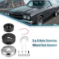 thumbnail image 2 of Adaptador de cubo corto pulido Unique Bargains para volante de 5 y 6 orificios para camionetas Chevrolet 1974-1994, 2 of 7