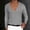 Grey, variant on Men's Shirts Long Sleeve V-Neck T-Shirt Lightweight Red Shirts Mens Summer Shirts