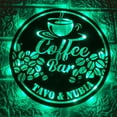 thumbnail image 4 of Handmadetneonsign Coffee Beans Metal Wall Art Light, Coffee Shop Metal Sign Wall Decor, Open Coffee Metal Decor, 4 of 5