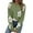 Green, variant on Stamzod Flower Printed Sweaters for Women Round Neck Long Sleeved Pullover Sweater Fall Outfits for Women 2025 Green L
