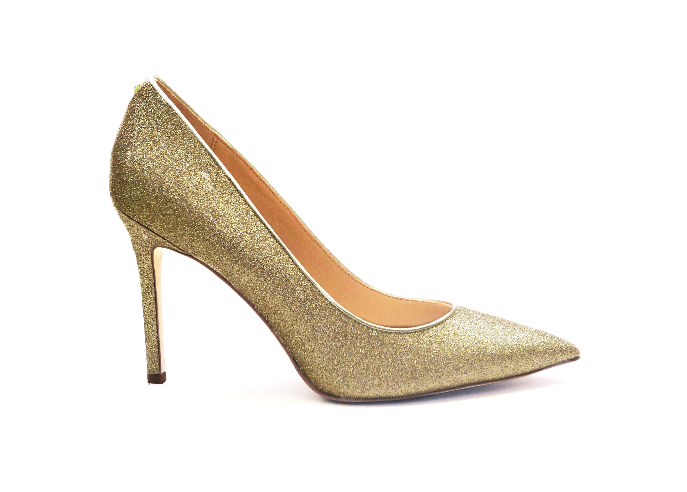 light gold shoes