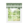 thumbnail image 2 of Kate Aurora Pacifico Complete 3 Piece Rod Pocket Embroidered Window Valance - Assorted Colors, 2 of 3