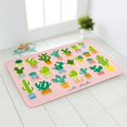 thumbnail image 5 of Cactus Bathroom Carpet Bathtub Side Floor Non-Slip Bath Mats Toilet Rugs Doormat for Shower Tapis Salle De Bain, 5 of 6