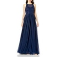 thumbnail image 2 of Donna Morgan Robe en Dentelle à Col Montant pour Femmes, Minuit, 16, 2 of 4