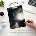 thumbnail image 5 of Cute Clipboard Stardard Letter Size for Women with Golden Clip,Translucent Clip Board,Office & School Supplies,(12" x 9",Sandstorm) Gifts, 5 of 7