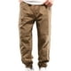 thumbnail image 2 of Pantalones largos para hombre, estilo casual, con cintura elástica y bolsillos, a la moda para exteriores, 2 of 7