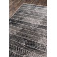 thumbnail image 2 of Momeni Geometric Contemporary Runner Rugs, Gray, 2 of 5