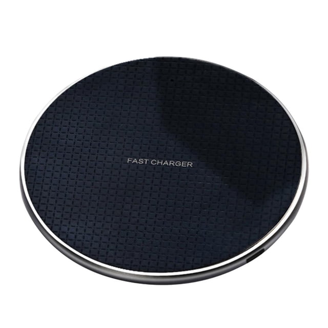 Inalámbrico 10W Para S9 S8 S8 8 Note 5 Black Negro Sunnimix Teléfono celular inalámbrico K8 NUEVO CALIENTE