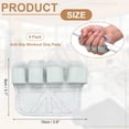 thumbnail image 2 of Uxcell Anti-Slip Workout Grip Pads, Lifting Grips Pads Weight Gloves for Men Women,4 Pack & Cowhide & White - Fitting for (Weightlifting/Deadlift/Pull-Up/Gym Training/Yoga), 2 of 6