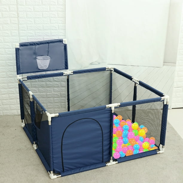 Kids 4 Panel Portable Play Yard Indoor, Outdoor Play Yards For Babies