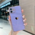 thumbnail image 4 of For Apple iPhone 11 Luxury Plating Love Heart Case TPU Shockproof Slim Soft Cover, 4 of 4