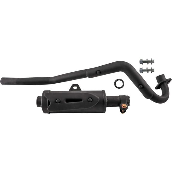 FETON 28mm Muffler Exhaust Pipe for ATV Quad Go Kart 50cc 70cc 90cc 110 125cc