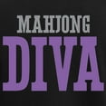 thumbnail image 3 of CafePress - Mahjong DIVA Women's Dark Pajamas - Women's Short Sleeve Print T-Shirt and Pants Dark Cotton Pajama Set, 3 of 7