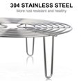 thumbnail image 3 of Stainless Steel Steamer Rack Round Cooling Rack for Steaming Cooking and Baking, 3 of 3
