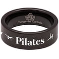 thumbnail image 5 of Pilates Style 1 Tungsten Carbide Ring, 5 of 9