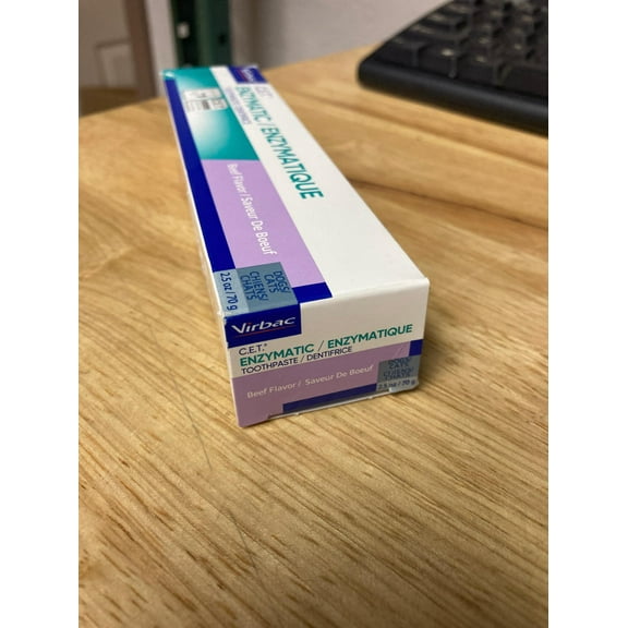 CET Virbac Pet Tartar Control Enzymatic Beef Toothpaste 2.5 oz.