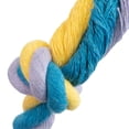 thumbnail image 4 of One Paw, Knotted Rope Chew Toy for Dogs, Tug of War, Purple, 4 of 7
