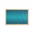 thumbnail image 1 of Ombre Wall Art with Frame, Deep Blue Tropical Ocean Exotic Lands Inspired Design Modern Digital Print, Printed Fabric Poster for Bathroom Living Room, 35" x 23", Petrol Blue, by Ambesonne, 1 of 2