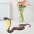 thumbnail image 3 of OUSITAID Serpent Statue Modèle Simulé Différents Styles Python Cobra Serpent à Sonnette Solide Modèle Décoration PVC Reptile Amphibien Figurine Ornement Jouet Éducatif, 3 of 7