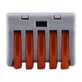 thumbnail image 3 of Reusable Spring Lever Terminal Block, 20pcs 5 Way Electric Cable Connector, Security, Convenience, Quick,Solid Conductor Size 0.08 to 2.5mm²,AWG 14, , . Isolation 4 KV,, 3 of 7