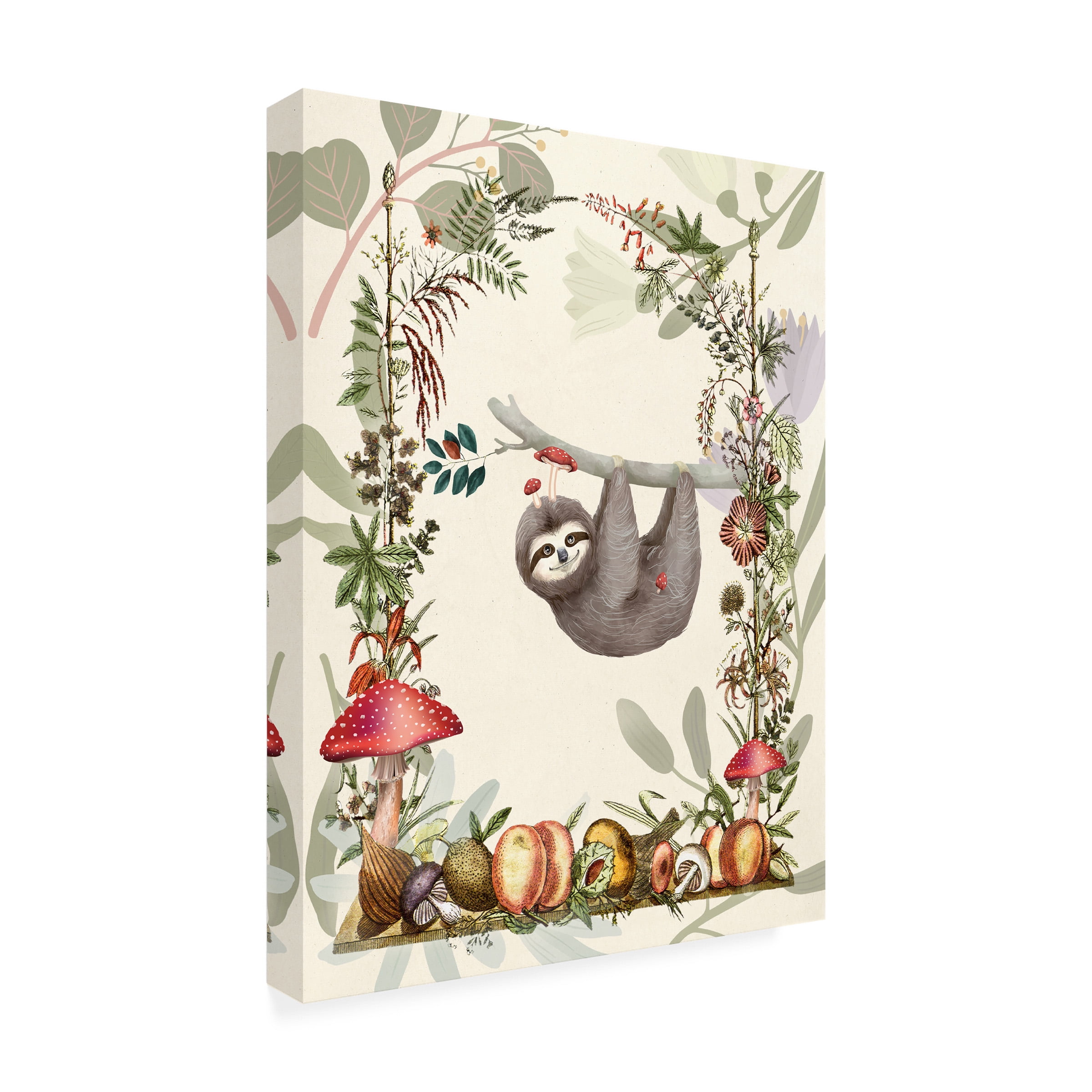 The Font Diva 'Hanging Out' Canvas Art