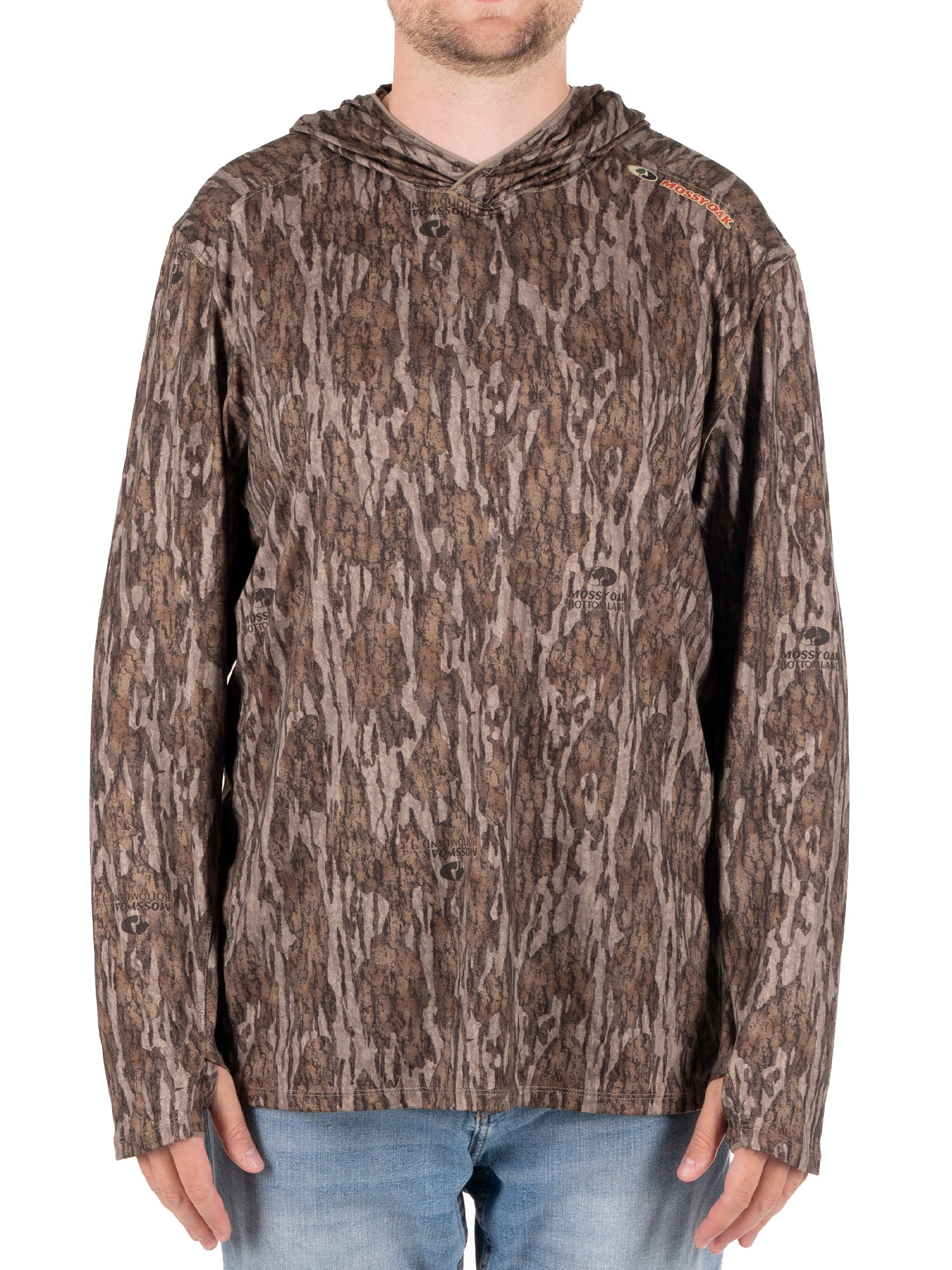 Mossy Oak Men's Long Sleeve Performance Hunting Hoodie, 3XL