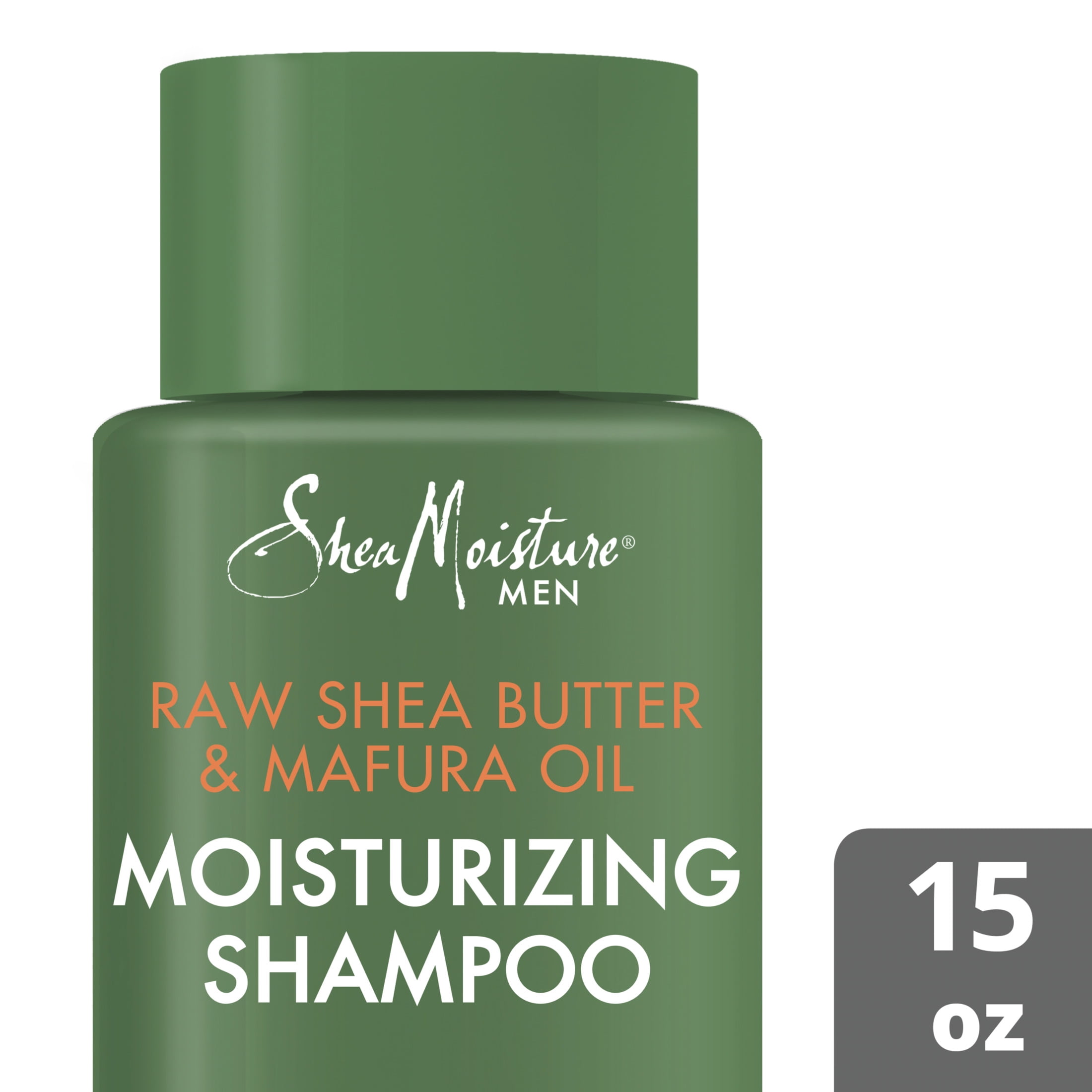 SheaMoisture Moisturizing Shampoo For Dry Hair Raw Shea Butter And Mafura Oil Sulfate Free Hydrating Shampoo ,15 oz
