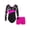 Rose, variant on CHICTRY Girls Long Sleeve Gymnastics Unitard with Shorts 2 Piece Ballet Dance Outfits Fitness Gym Workout Star 12