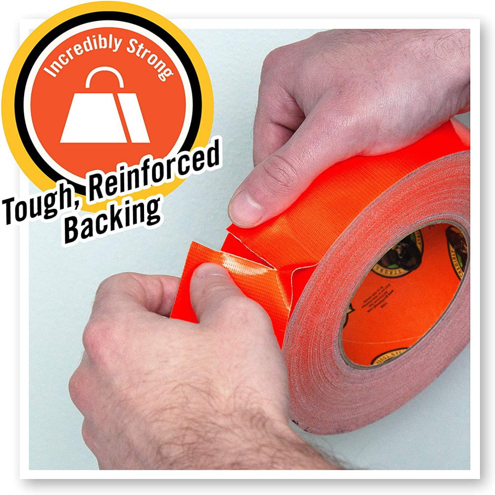 Gorilla 6004002 Orange High Visibility Tape Duct Tape High 1.88 inch x 35 Yd. 