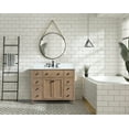 thumbnail image 3 of Annie 42" Bathroom Vanity, Weathered Fir, Single Sink, Italian Carrara Marble Countertop, 3 of 11