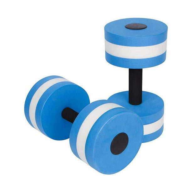 1 Pair EVA Water Dumbbell Aquatic Elastic Barbell Aqua Fitness